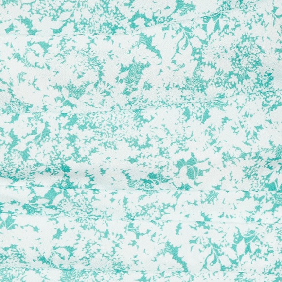 [165] Nicholas Crossover Gathered Dress in Aqua - Picture 8 of 8